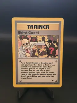 Blaine's Quiz #1 097/132 Gym Heroes Regular - Image 1