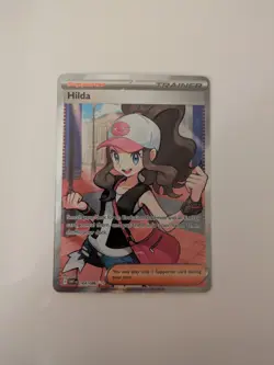 Pokemon TCG Supporter Hilda Full Art Holo Card 164/086 SV:White Flare Ultra Rare - Image 1