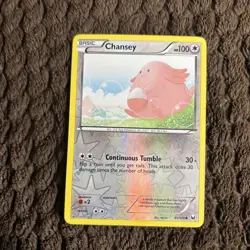 2012 POKEMON CHANSEY 81/108 DARK EXPLORERS - REVERSE HOLO - Image 1