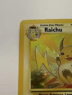 Raichu Holo Pokemon Card 14/62 Stage 1 - Image 2