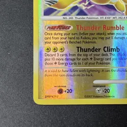 Raikou 16/132 Secret Wonders Holo - Pokemon Card LP - Image 4