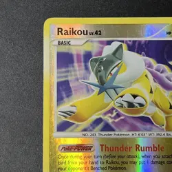 Raikou 16/132 Secret Wonders Holo - Pokemon Card LP - Image 5