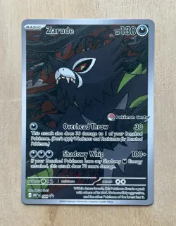 Zarude Pokemon Center Exclusive Stamped Promo Card 088 MEP Mega Evolution Promo - Image 1