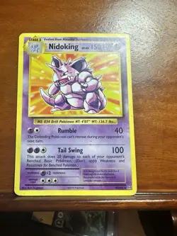 Pokemon TCG XY Evolutions Nidoking 45/108 - Image 1