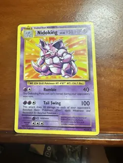 Pokemon TCG XY Evolutions Nidoking 45/108 - Image 2