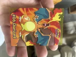 Pokemon Topps TV Animation #06 Charizard PC3 Clear Card - Image 1