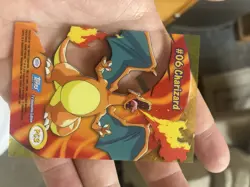 Pokemon Topps TV Animation #06 Charizard PC3 Clear Card - Image 2
