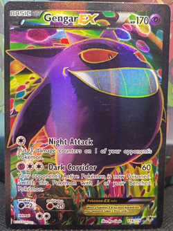 2014 Pokemon XY Phantom Forces Gengar EX Full Art Ultra Rare Holo 114/119 170 HP - Image 1