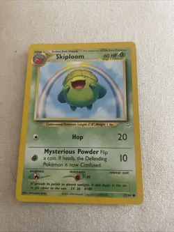 Pokemon TCG Skiploom Neo Revelation 52/64 Regular Unlimited Common - Image 1