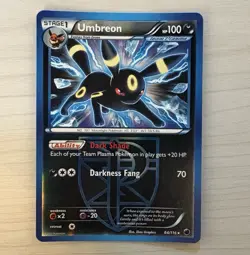 Pokemon TCG Umbreon Plasma Freeze 64/116 Reverse Holo Rare - Image 1