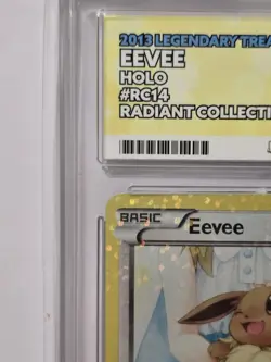Eevee RC14/RC25 Legendary Treasures ACE 9 Radiant Collection Holo Pokemon TCG - Image 5