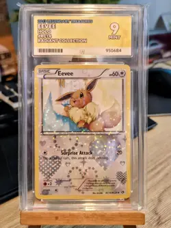 Eevee RC14/RC25 Legendary Treasures ACE 9 Radiant Collection Holo Pokemon TCG - Image 1