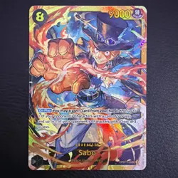 Sabo OP07-118 SEC - One Piece TCG - English Card Near-Mint Secret Rare - Image 1