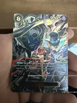 One Piece CCG TCG Sabo OP07-118 Sp Sec English Alt Art - Image 1