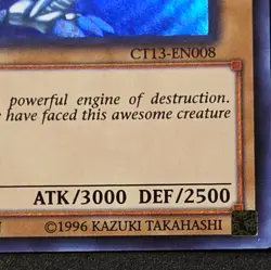 Yu-Gi-Oh Blue-Eyes White Dragon CT13-EN008 Ultra Rare Limited Edition NM - Image 4