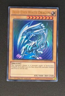 Yu-Gi-Oh! Blue-Eyes White Dragon CT13-EN008 Ultra Rare Limited Edition NM - Image 1