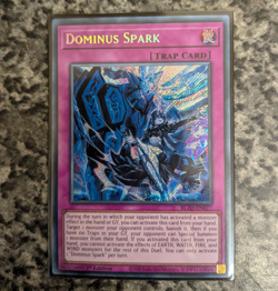 Konami Yu-Gi-Oh! Dominus Spark BLZD-EN077 1st Ed Secret Rare Foil Trap - Image 1