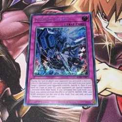 Konami Yu-Gi-Oh! Dominus Spark BLZD-EN077 Secret Rare Foil 1st Ed Trap - Image 1