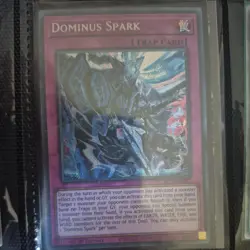 Konami Yu-Gi-Oh! Dominus Spark BLZD-EN077 Secret Rare Foil 1st Ed Trap - Image 1