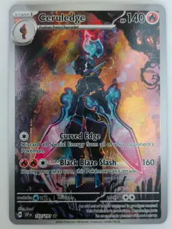 Pokemon TCG Ceruledge 197/191 Surging Sparks SIR Full Art NM - Image 1