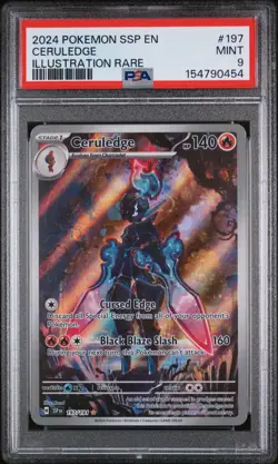 Ceruledge 197/191 PSA 9 Sv08: Surging Sparks Pokemon TCG - Image 1