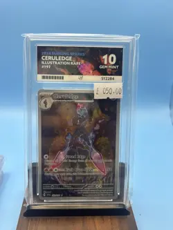 Pokemon TCG Ceruledge Surging Sparks 197/191 ACE 10 - Image 1
