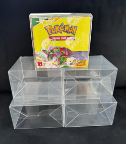 Plastic Pokemon Booster Box Case Protectors (x5) PVC Display *No Booster Box* - Image 5