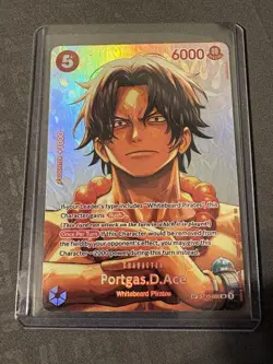 PORTGAS D. ACE One Piece ST15-005 English SP (SR) Holo - The Time Of Battle - Image 1