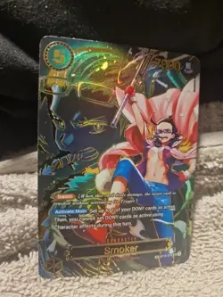 Smoker OP10-030 SR Parallel Trading Card from the One Piece Card - Image 1