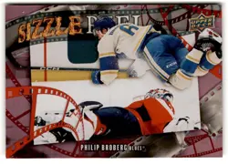 Philip Broberg 2025-26 Upper Deck Sizzle Reel Red /199 #SR-41 St. Louis Blues - Image 1