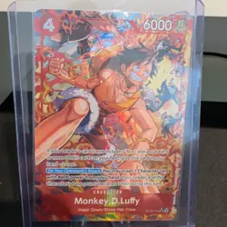 OP16-015 Monkey D Luffy ALT ART One Piece TCG The Time of Battle English SR - Image 1