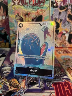 One Piece Laboon EB01-048 SR Alt Art Parallel Memorial Collection TCG English - Image 1