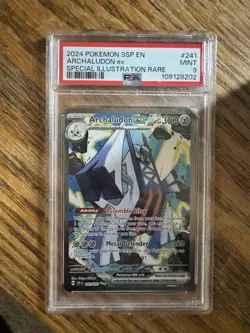 Pokemon TCG Surging Sparks Archaludon EX 241/191 psa 9 - Image 1