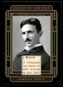2025 Pieces of the Past Authentic Relic Nikola Tesla SR-NT - Image 1