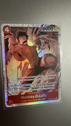 OP16-015 [SR] - Monkey.D.Luffy - NM - One Piece TCG - The Time of Battle - EN - Image 1