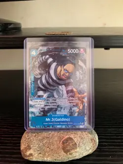 One Piece TCG Mr.3 (Galdino) Op16-056 Sr Alt Art w/ Mr 1 gift - Image 1