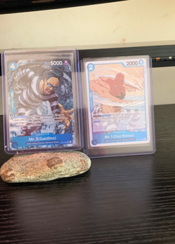 One Piece TCG Mr.3 (Galdino) Op16-056 Sr Alt Art w/ Mr 1 gift - Image 2