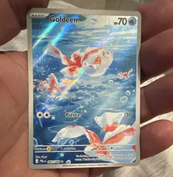 The Pokemon Company Goldeen 70HP Illustration Rare 087/084 Paldean Fates English - Image 1