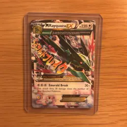 Pokemon TCG M Rayquaza EX 76/108 XY Mega EX Ultra Rare Holo EN - Image 1