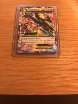 Pokemon TCG M Rayquaza EX 76/108 XY Mega EX Ultra Rare Holo EN - Image 2