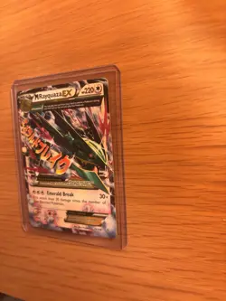 Pokemon TCG M Rayquaza EX 76/108 XY Mega EX Ultra Rare Holo EN - Image 5