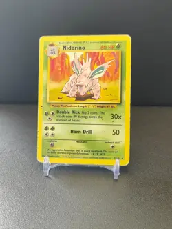 Nidorino 37/102 Base Set Unlimited MP - Image 1