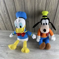 Disney Goofy And Donald Duck Plush Stuffed Animals Toy Lot Of 2 - Image 4