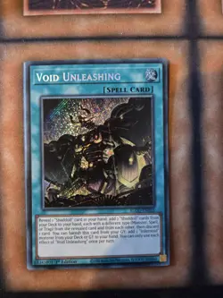 BLGG-EN025 Void Unleashing - Secret Rare 1st Edition Yugioh - Image 1