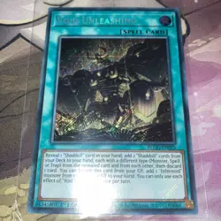 Yugioh Void Unleashing Secret Rare BLGG-EN025 - Image 1