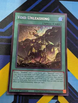 Yugioh - Void Unleashing - BLGG-EN025 - Secret Rare - NM - Image 1