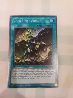 Yugioh - Void Unleashing *Secret Rare* BLGG-EN025 (NM) - Image 1