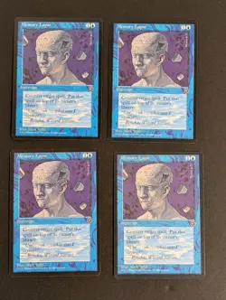 MTG Card - 4x Memory Lapse = Homelands - NM/LP - Vintage Magic The Gathering - Image 1