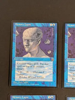 MTG Card - 4x Memory Lapse = Homelands - NM/LP - Vintage Magic The Gathering - Image 3