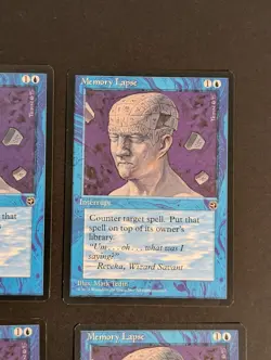 MTG Card - 4x Memory Lapse = Homelands - NM/LP - Vintage Magic The Gathering - Image 4